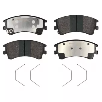 Jeu de 4 plaquettes de frein avant MEYLE OEM GJYG3323ZB