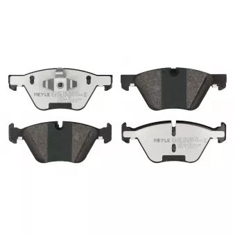 Jeu de 4 plaquettes de frein avant MEYLE OEM 34116777772