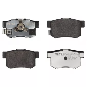 Jeu de 4 plaquettes de frein arrière MEYLE OEM 43022TL0G50