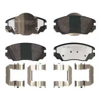 Jeu de 4 plaquettes de frein avant MEYLE OEM 95514525