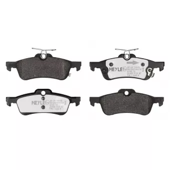 Jeu de 4 plaquettes de frein arrière MEYLE OEM 04466YZZE6