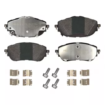 Jeu de 4 plaquettes de frein avant MEYLE OEM 0446502391