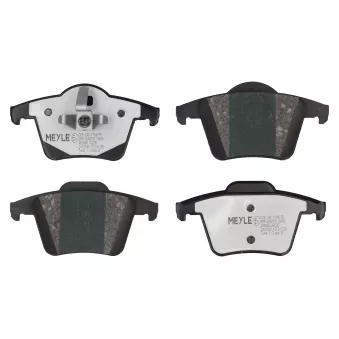 Jeu de 4 plaquettes de frein avant MEYLE OEM 274330