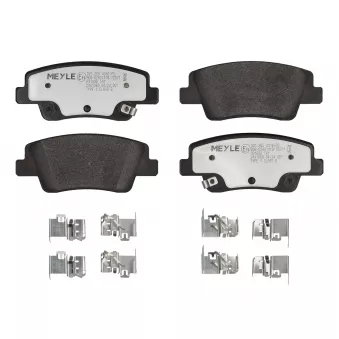 Jeu de 4 plaquettes de frein avant MEYLE OEM 58302DOA50