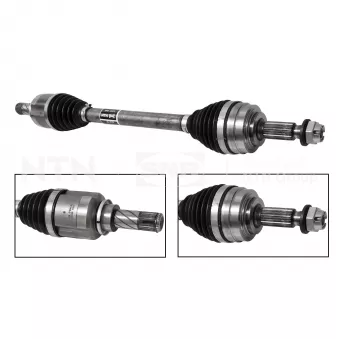 Arbre de transmission SNR DK55.281 pour RENAULT CLIO 1,0 LPG - 91cv