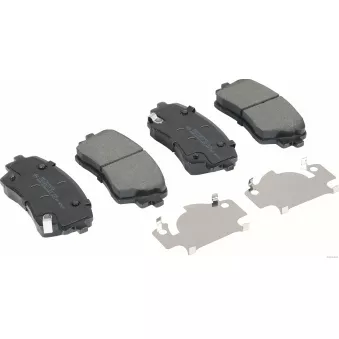 Jeu de 4 plaquettes de frein avant HERTH+BUSS JAKOPARTS J3600577 pour HYUNDAI KONA 1,6 T-GDi 4WD - 199cv