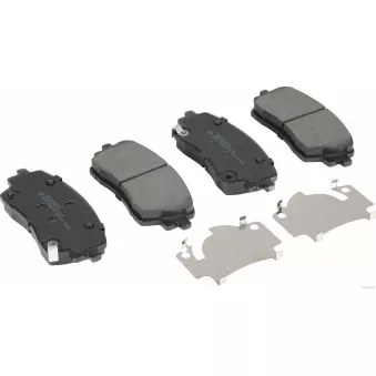 Jeu de 4 plaquettes de frein avant HERTH+BUSS JAKOPARTS J3600579 pour HYUNDAI KONA 1,6 T-GDi 4WD - 199cv