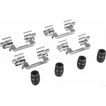 Kit d'accessoires, plaquette de frein à disque HERTH+BUSS JAKOPARTS J3661053 pour NISSAN QASHQAI 1.3 DIG-T - 158cv