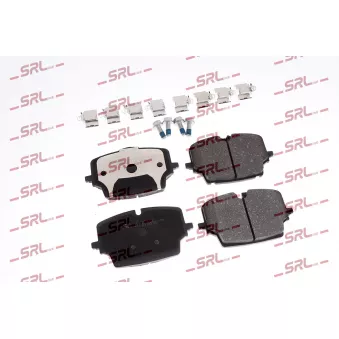 SRLine S70-01076 - Jeu de 4 plaquettes de frein avant