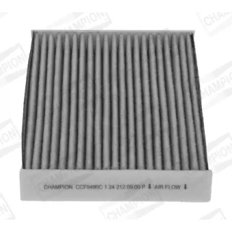 Filtre, air de l'habitacle CHAMPION OEM 272772621R
