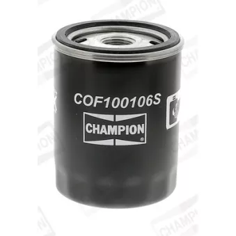 Filtre à huile CHAMPION COF100106S pour FIAT RITMO 85 1.5 - 82cv