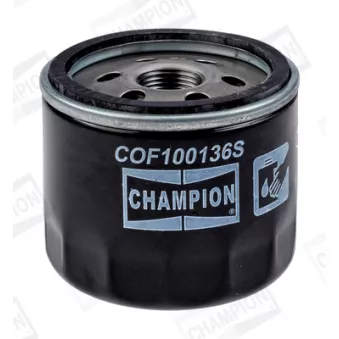 Filtre à huile CHAMPION COF100136S pour AUDI Q7 1.6 16V - 107cv