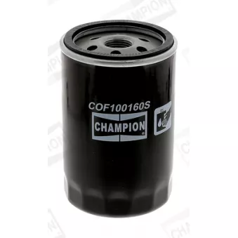Filtre à huile CHAMPION COF100160S pour AUDI 80 1.8 - 90cv