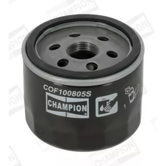 Filtre à huile CHAMPION COF100805S pour RENAULT LAGUNA 1.9 DCI - 92cv