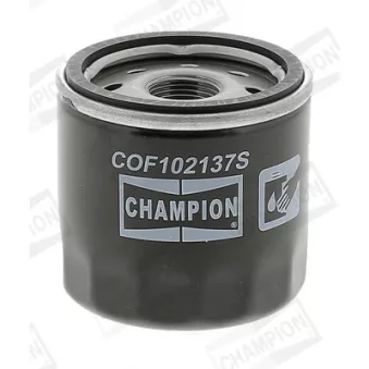 Filtre à huile CHAMPION COF102137S pour JEEP COMMANDER 1.2 - 75cv