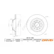 Jeu de 2 disques de frein avant Dr!ve+ [DBD0242C]