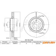 Dr!ve+ DBD0372C - Jeu de 2 disques de frein avant