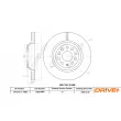 Jeu de 2 disques de frein avant Dr!ve+ [DBD1446C]