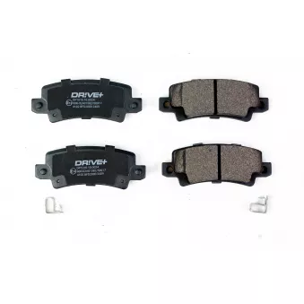 Jeu de 4 plaquettes de frein arrière Dr!ve+ OEM 04466yzzd9