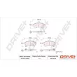 Dr!ve+ DP1010.10.0032 - Jeu de 4 plaquettes de frein avant