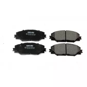 Jeu de 4 plaquettes de frein avant Dr!ve+ OEM 04465YZZDR