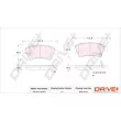 Dr!ve+ DP1010.10.0071 - Jeu de 4 plaquettes de frein avant