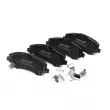 Jeu de 4 plaquettes de frein avant Dr!ve+ [DP1010.10.0076]