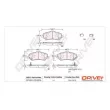 Dr!ve+ DP1010.10.0076 - Jeu de 4 plaquettes de frein avant