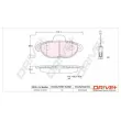 Dr!ve+ DP1010.10.0173 - Jeu de 4 plaquettes de frein avant