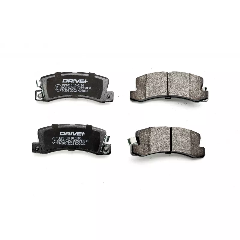 Jeu de 4 plaquettes de frein arrière Dr!ve+ DP1010.10.0190 - Visuel 1