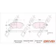 Dr!ve+ DP1010.10.0202 - Jeu de 4 plaquettes de frein avant