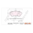 Dr!ve+ DP1010.10.0759 - Jeu de 4 plaquettes de frein avant