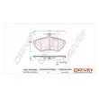 Dr!ve+ DP1010.10.0819 - Jeu de 4 plaquettes de frein avant