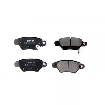 Jeu de 4 plaquettes de frein arrière Dr!ve+ OEM 9195685