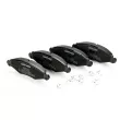 Jeu de 4 plaquettes de frein avant Dr!ve+ [DP1010.10.0846]