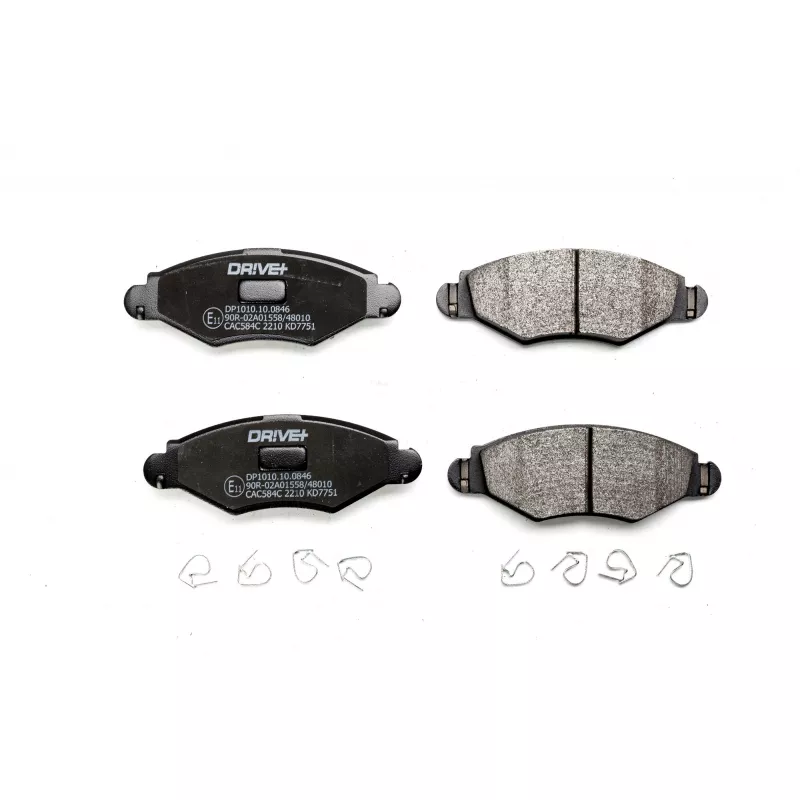 Jeu de 4 plaquettes de frein avant Dr!ve+ DP1010.10.0846 - Visuel 1