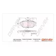 Dr!ve+ DP1010.10.0872 - Jeu de 4 plaquettes de frein avant
