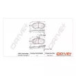 Dr!ve+ DP1010.10.0873 - Jeu de 4 plaquettes de frein avant