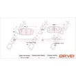 Dr!ve+ DP1010.10.0880 - Jeu de 4 plaquettes de frein avant