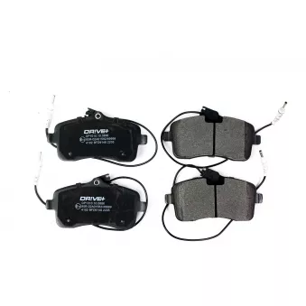 Jeu de 4 plaquettes de frein avant Dr!ve+ OEM 1611456580