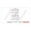 Dr!ve+ DP1010.10.0908 - Jeu de 4 plaquettes de frein avant