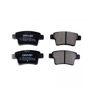 Jeu de 4 plaquettes de frein arrière Dr!ve+ OEM 425371
