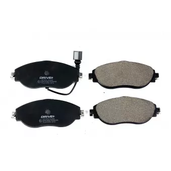 Jeu de 4 plaquettes de frein avant Dr!ve+ OEM 5Q0698151L
