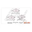 Dr!ve+ DP1010.10.0925 - Jeu de 4 plaquettes de frein avant