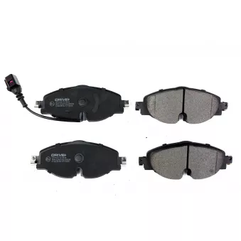 Jeu de 4 plaquettes de frein avant Dr!ve+ OEM 5Q0698151S