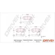 Dr!ve+ DP1010.10.0969 - Jeu de 4 plaquettes de frein avant