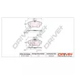Dr!ve+ DP1010.10.0982 - Jeu de 4 plaquettes de frein avant