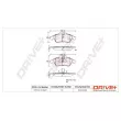 Dr!ve+ DP1010.10.0987 - Jeu de 4 plaquettes de frein avant