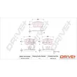 Dr!ve+ DP1010.10.1007 - Jeu de 4 plaquettes de frein arrière