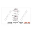 Dr!ve+ DP1010.10.1036 - Jeu de 4 plaquettes de frein avant